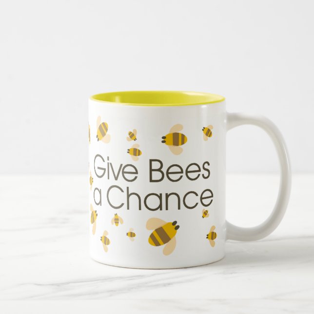 Dé a abejas una taza de la ocasión (Derecha)