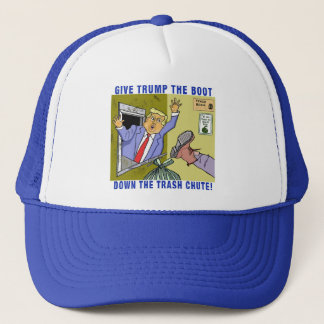 Dé a Trump el gorra de la papelera