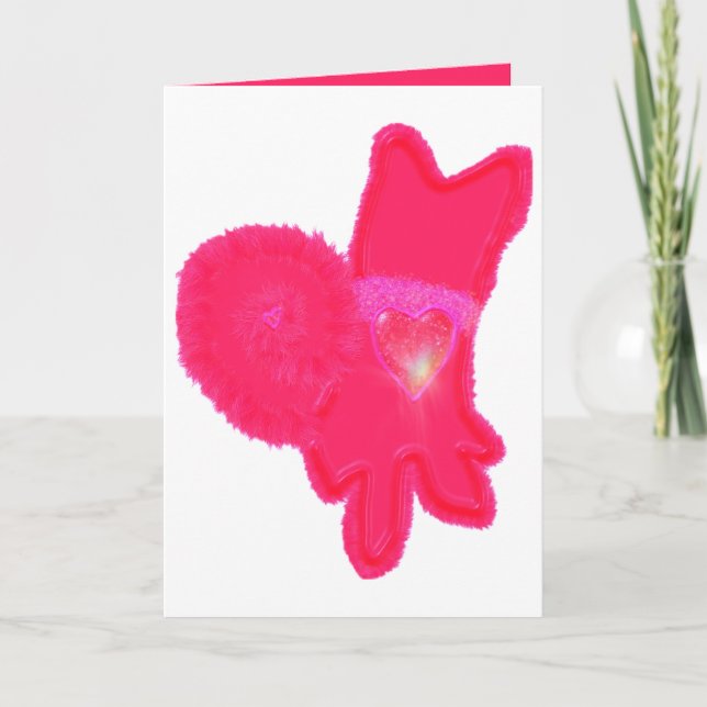 De Agradecimiento ט Cute perro Tu B'Av ״ ו ב א tarjeta ב (Anverso)