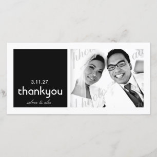 De Agradecimiento 311-Mod Gracias   Tarjeta fotográfica