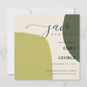 DE AGRADECIMIENTO ABSTRACTO KRAFT MODA LIME VERDE GUARDAR LA TARJETA