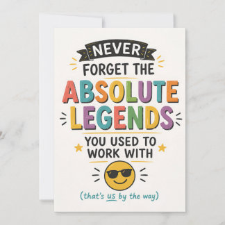 De Agradecimiento Adiós Mejor Amiga del Trabajo - Tarjeta Divertida