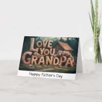 *~* AP86 TE AMA Tarjeta del Día del Padre GPANDPA