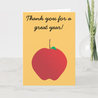 De Agradecimiento ¡Apple, gracias por un gran año! Tarjeta