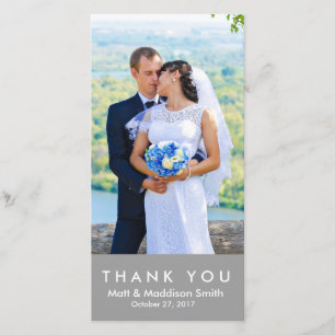 De Agradecimiento Audaz Gracias Tarjeta Fotográfica   BODAS