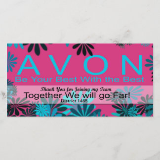 De Agradecimiento AVON le agradece por unirse a mi tarjeta del