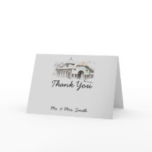 Barn Sketch Country Gracias tarjeta