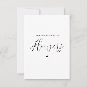 De Agradecimiento Boda Proveedor Gracias Tarjeta - Florismo