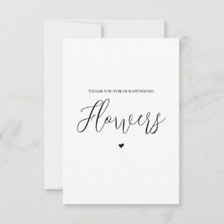 De Agradecimiento Boda Proveedor Gracias Tarjeta - Florismo