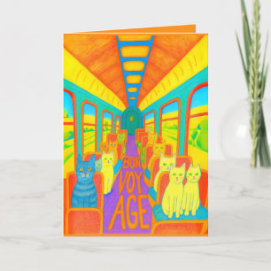 De Agradecimiento Bon Voyage Dejando la tarjeta Buena Suerte Adiós