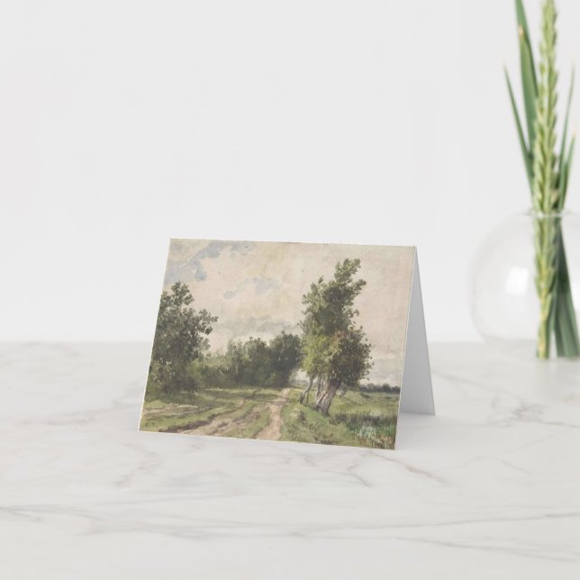 De Agradecimiento Bonita tarjeta en blanco para expresarse (Anverso)