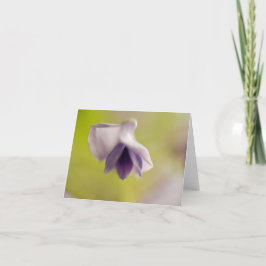 De Agradecimiento Bonita tarjeta flotante en blanco