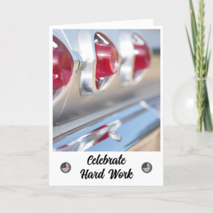 De Agradecimiento Clásico Brillo - Tarjeta por el Día del Trabajo