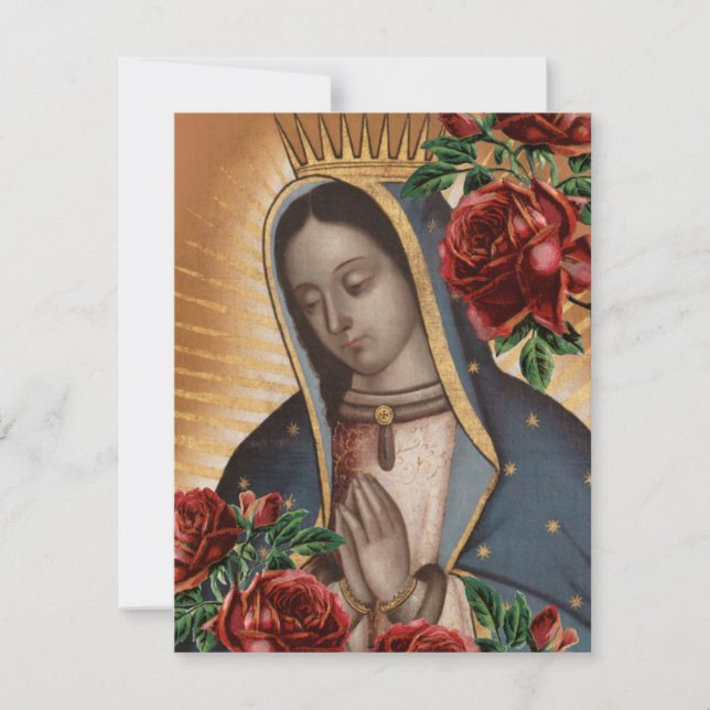 De Agradecimiento Compasión funeraria Española Tarjeta Santa Gracias (Anverso)