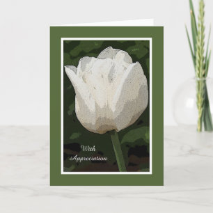 De Agradecimiento Compasión por la pérdida - Tarjeta - Tulip
