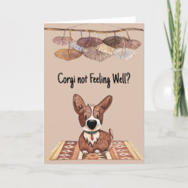 De Agradecimiento Corgi Salir Bien Pronto Tarjeta
