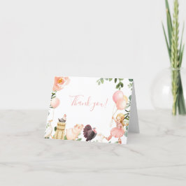 De Agradecimiento Cowgirl Gracias Tarjeta