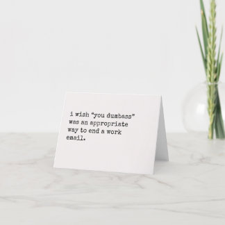 De Agradecimiento coworker dejando regalo, tarjeta sin razón, citas