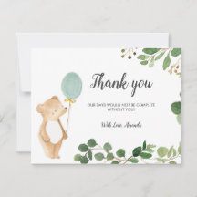 Cuidadoso Gracias tarjeta