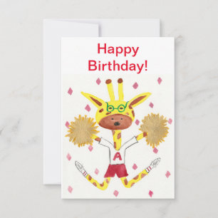 De Agradecimiento Cumpleaños! Tarjeta mediana.