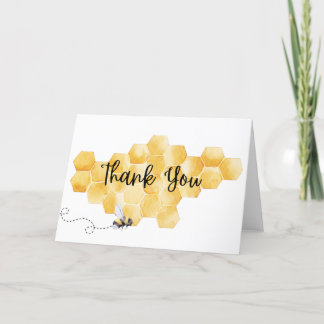 De Agradecimiento Cuta acuarela Abeja Gracias Tarjeta