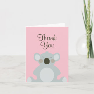 De Agradecimiento Cute Koala Bear Gracias Tarjeta