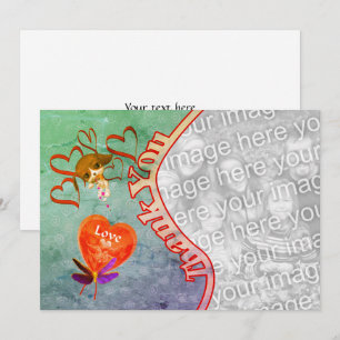 De Agradecimiento Cute Puppy Hearts Gracias Tarjeta Fotográfica