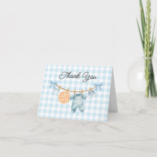 De Agradecimiento Cutie Pie Fall Boy Baby Shower Gracias Tarjeta