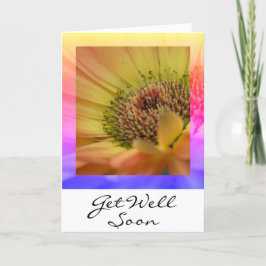 De Agradecimiento Deseos en flor - Salir Bien Pronto Tarjeta