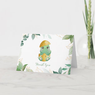 De Agradecimiento Dinosaur Boys Gracias Tarjeta Baby Shower