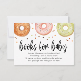 De Agradecimiento Donut Baby Sprinkle Books para la tarjeta para el 