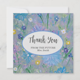 De Agradecimiento Dulce Pea Bridal Shower Gracias Tarjeta