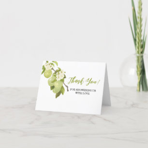 De Agradecimiento Dulce Pear Pequeño Gracias Tarjeta