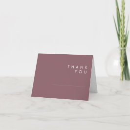 De Agradecimiento Dusty Boho | Tarjeta Purple Gracias