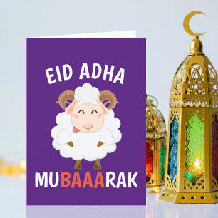 De Agradecimiento Eid Al Adha Mubarak Para Tarjeta Musulmana
