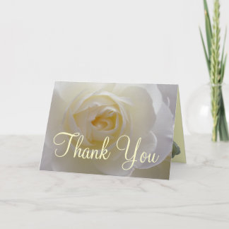 De Agradecimiento El rosa blanco que la tarjeta le agradece