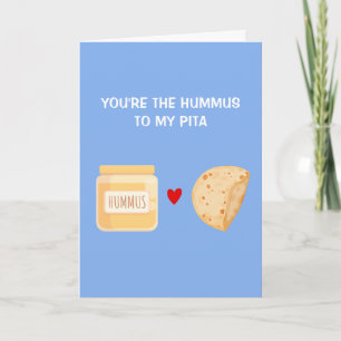 De Agradecimiento Eres el humus para mi tarjeta pita