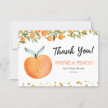 Eres una tarjeta Peach Gracias