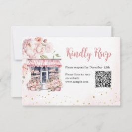 De Agradecimiento Está fuera del mercado con la tarjeta QR Rsvp Show