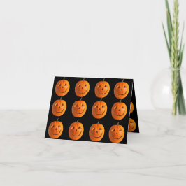 De Agradecimiento Feliz Halloween 4" x 5.6" Tarjeta plegada