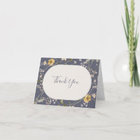 Flor silvestre primavera | Tarjeta Dusty Purple Gr
