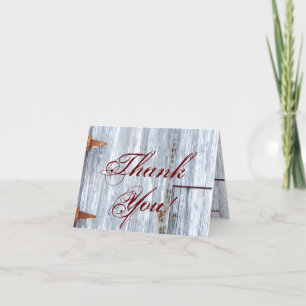 De Agradecimiento Follada Gracias Tarjeta White Wash Wood Barn Door 