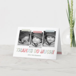 De Agradecimiento Funky Snapshots Holiday Tarjeta