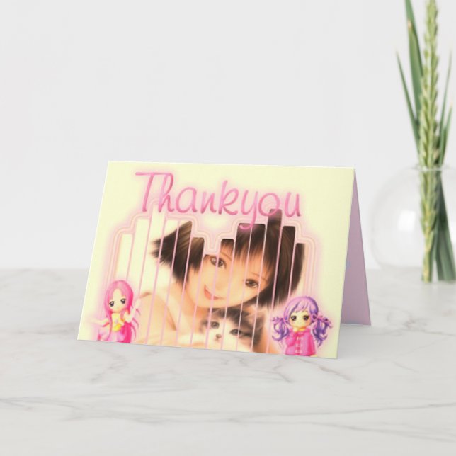 De Agradecimiento Gracias mucha tarjeta (Anverso)