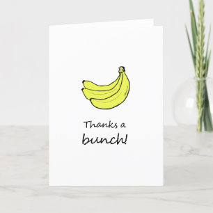 De Agradecimiento Gracias por una tarjeta Bunch