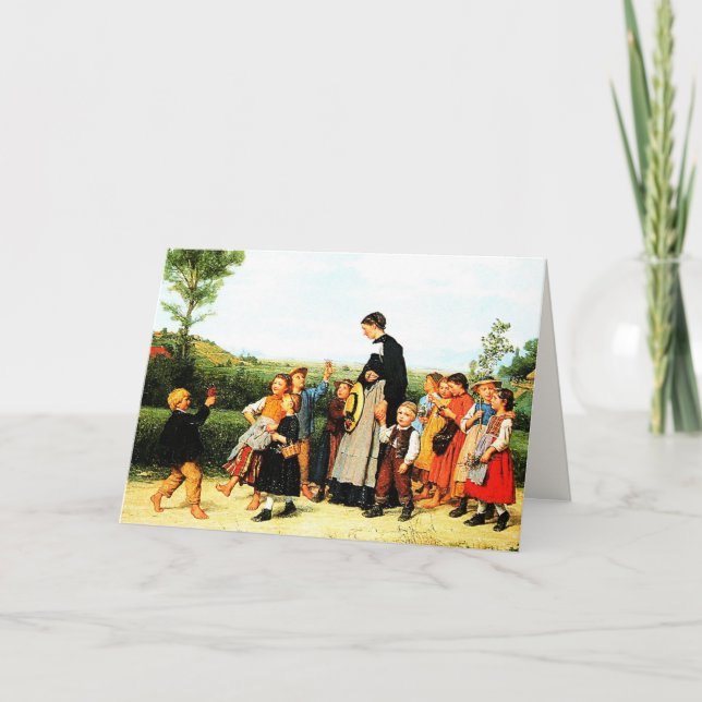 De Agradecimiento Gracias, Profesor. Tarjeta Bella Artes (Anverso)