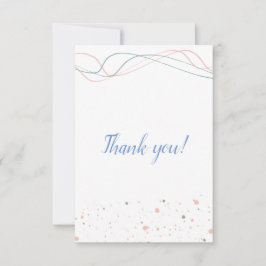 De Agradecimiento Gracias tarjeta