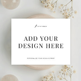 De Agradecimiento Gracias Tarjeta 5.5x4.25" Impresión Añadir su dise