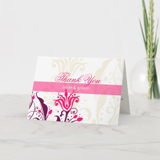 De Agradecimiento GRACIAS TARJETA :: lily (Anverso)