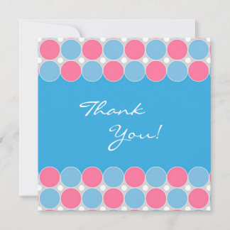 De Agradecimiento Gracias tarjeta plana Baby Shower